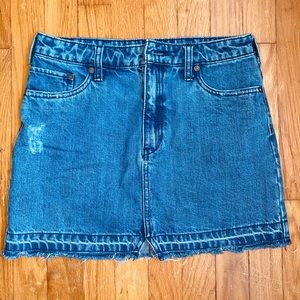 Free People Jean Skirt
